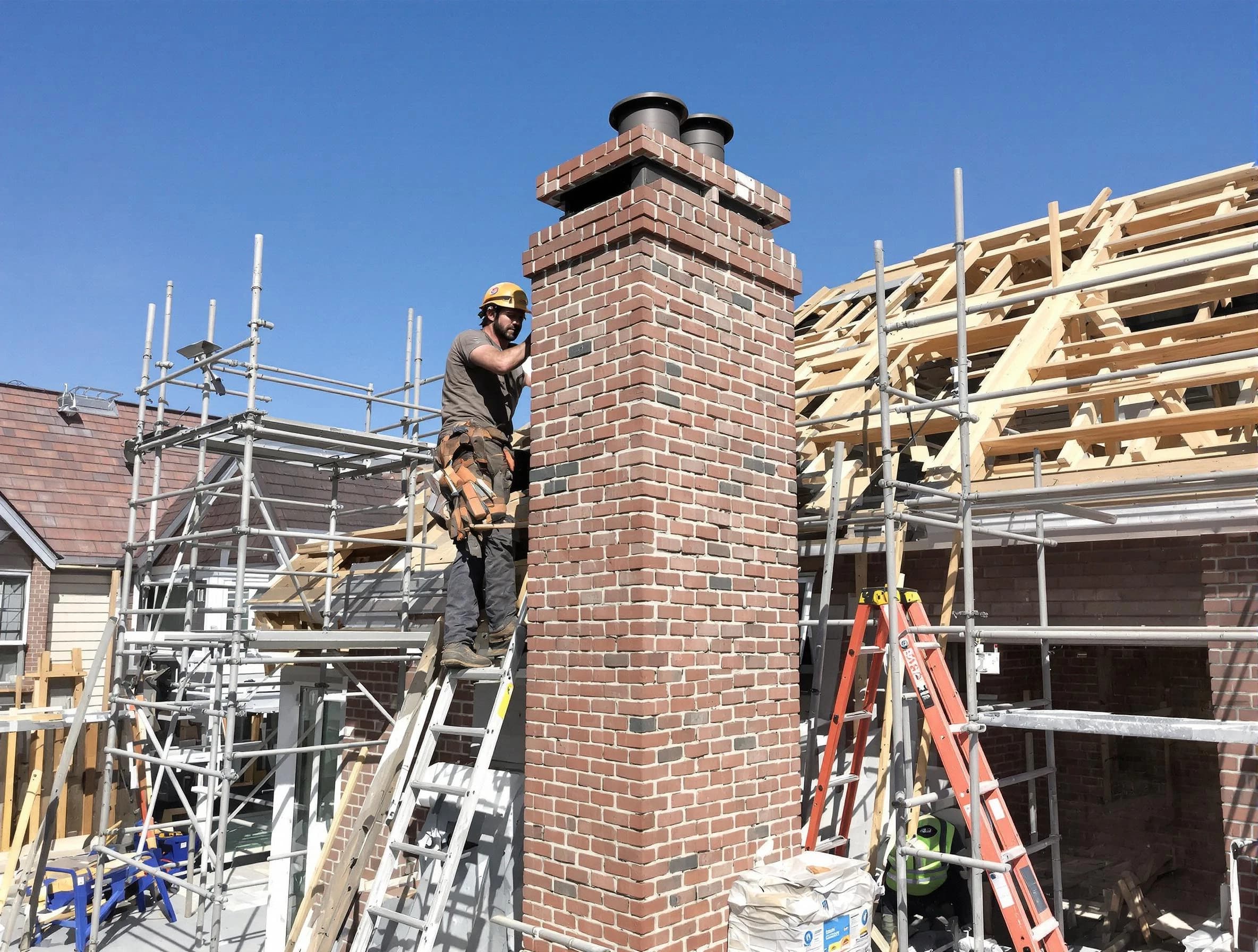 New chimney installation completed by Los Chaves Chimney Sweep in Los Chaves, NM
