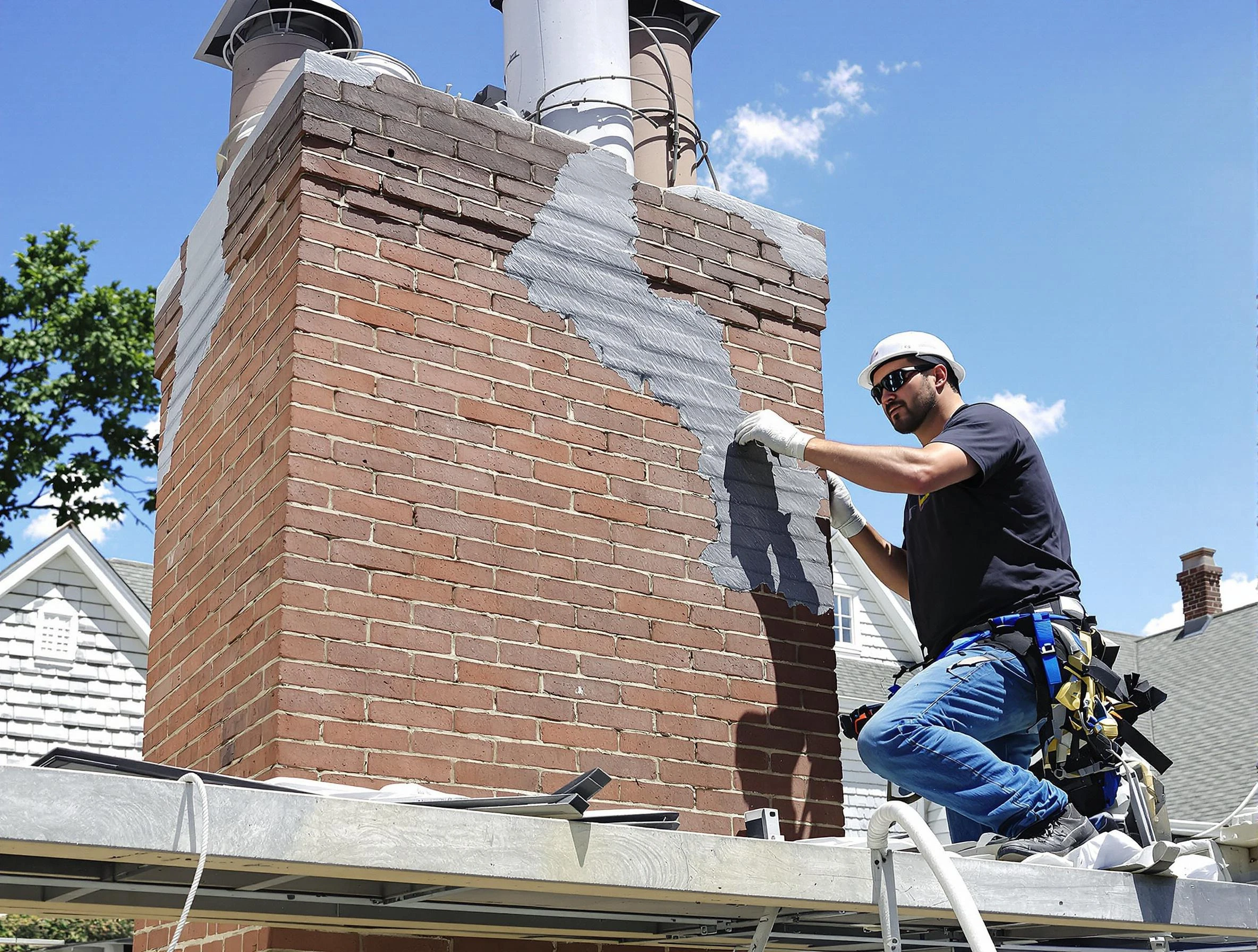 Chimney Restoration in Los Chaves