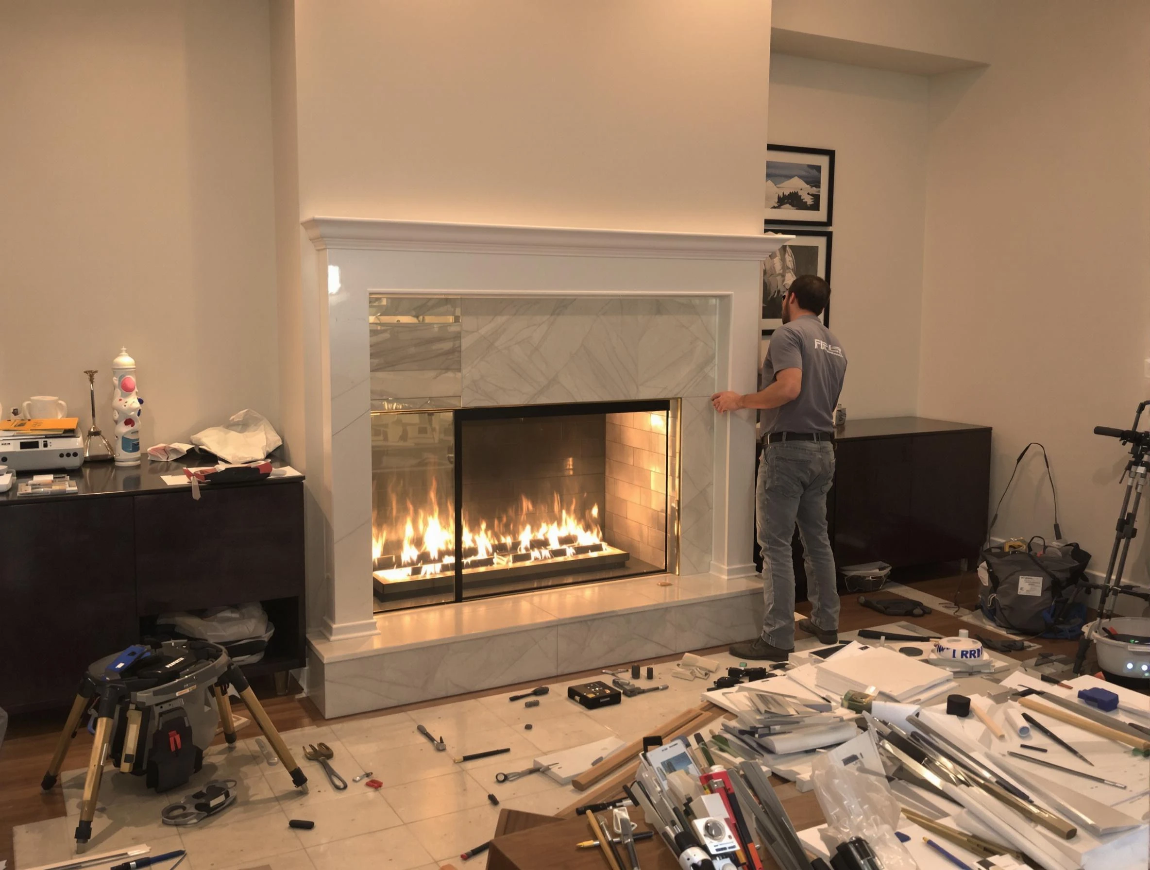 Fireplace Installation in Los Chaves