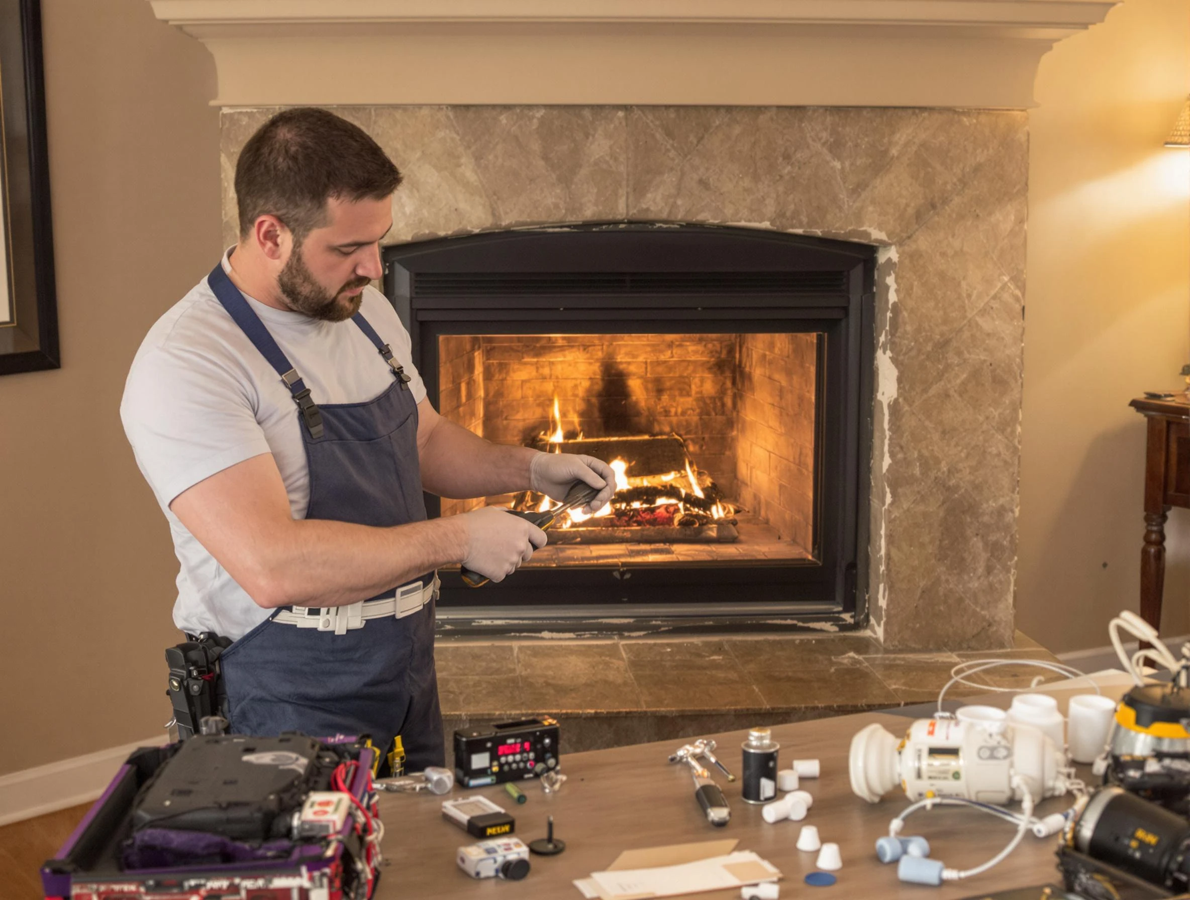 Fireplace Repair in Los Chaves
