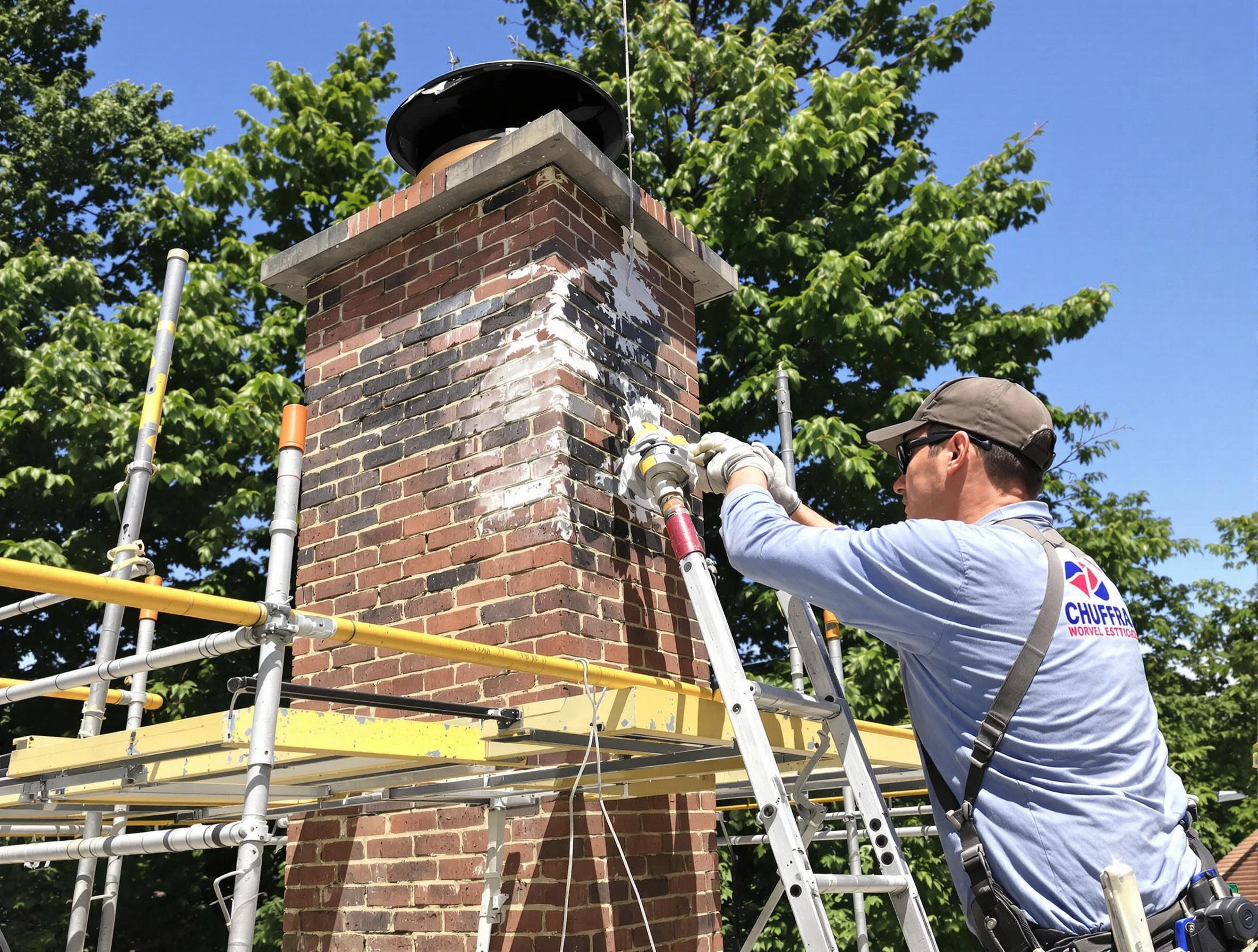 Structural chimney repair by Los Chaves Chimney Sweep in Los Chaves, NM
